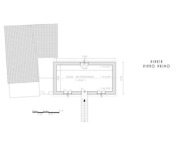 Edificio 1 Stato di fatto Pianta 2