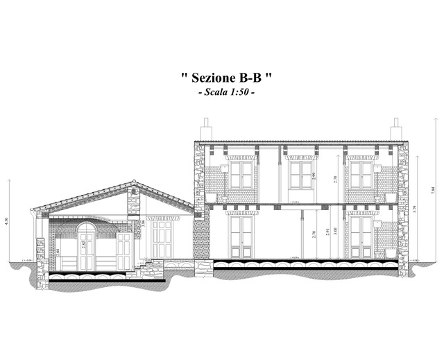 Edificio 1 Stato Progetto Sezione 1