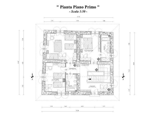 Edificio 2 Stato Progetto Pianta 2