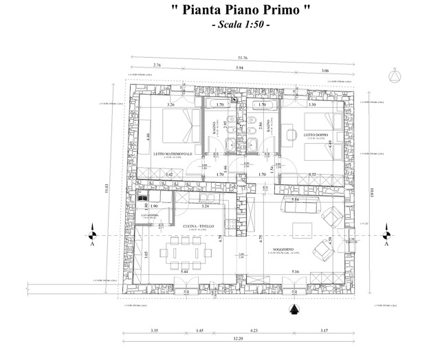 Edificio 2 Stato Progetto Pianta var2