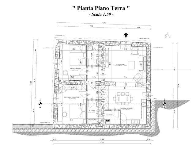 Edificio 2 Stato Progetto Pianta var1